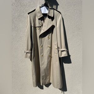 Vintage 1980s Authentic Burberry Trench Coat
